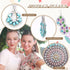 ZYNERY 10 Pairs Diamond Painting Earrings, Earring Kit for Making Earrings, Earring Making Kit for Adults, DIY Diamond Art Earrings, Unique Handma...