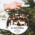 Our First Christmas as Mr & Mrs Deer Christmas 2024 Tree Ornament - Couple Newlywed (White and Brown)...