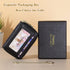 imeetu RFID Credit Card Wallet, Genuine Leather Zipper Card Case Holder with Removable Keychain(Black)...