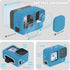 FitStill Blue Silicone Sleeve Case for Go Pro Hero 11 Hero 10 Hero 9 Black, Battery Side Cover&Screen Protectors&Lens Caps&Lanyard for Go Pro Hero...
