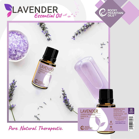 Rocky Mountain Oils Purify Lavender Essential Oil - Organic, Diffuser Oil, Frankincense, Sage oil Pure Essential Oils for Diffuser and Aromatherap...