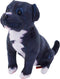 Wild Republic Rescue Dog, Black Pitbull, Stuffed Animal, with Sound, 5.5 inches, Gift for Kids, Plush Toy, Fill is Spun Recycled Water Bottles...