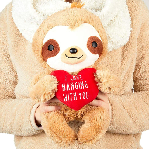 BLUE PANDA Soft Sloth Stuffed Animal, Comfort Plush Toys for Gifts, Collectibles, 10 Inches...