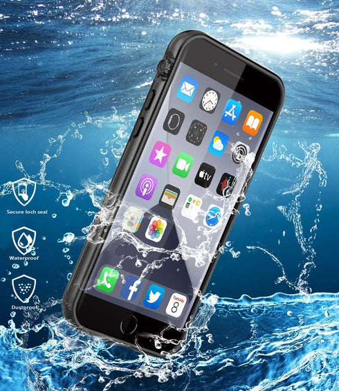 iPhone 8 7 Waterproof Case Cover Built-in Screen Protector Fully Sealed Life Shockproof Snowproof Underwater Protective Cases for iPhone iPhone 8 ...