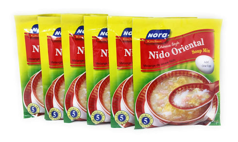 Nora Kitchen - Chinese Style Nido Oriental Soup Mix, 2.18oz (62g) 6 Pack...