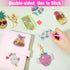 MTLEE 10 Sets Arts and Crafts for Kids Ages 8-12 5D Diamond Painting Keychain Kits Gem Art Kits for Girls Crafts Gem Painting Kits Diamond Art Gif...