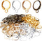 Hypoallergenic Earring Hooks, 120 Pieces Brass Lever Back Earring Round French Hook Ear Wire with Open Loop for Earring Designs Jewelry Making - 4...