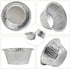 Aluminum Foil Baking Cups, 200 Pack Disposable 3 Oz Ramekins Aluminum Cupcake Muffin Liners Silver Foil Baking Cups for Egg Tart, Baking, Cupcake,...
