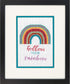 DIMENSIONS Follow Your Rainbow Counted Cross Stitch Kit, Multi-Color...