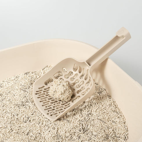 Lady N - Infinity Cat Litter Scoop: Easy Sifting with 8-Shaped Hole Design for Tofu Cat Litter and Clay Litter, Durable ABS Plastic Litter Scoop...