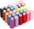 CiaraQ Sewing Threads Kits, 30 Colors Polyester 250 Yards Per Spools for Hand Sewing & Embroidery...