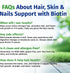 1 Body Hair Skin and Nails Vitamins with Biotin – 26 Vitamins, Minerals and Herbal Extracts – Hair, Skin and Nail Growth Supplement for Women and ...