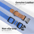 Mile High Life Dog Collars | Soft Cotton Dog Collars w Heavy Metal Buckle | Classic Puppy Collar w Premium Genuine Leather Tips | Pet Collars for ...