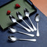 Berglander Teaspoons 6.5" Set of 6, Stainless Steel Shiny Polish Tea Spoons Silverware, Tea Spoon Small Dessert Spoon Teaspoon Sturdy And Easy To ...
