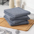 Cotton Kitchen Dish Cloths, 6 Pack Super Absorbent and No Lint Waffle Weave Dish Towels, Fast Drying Dish Rags for Washing Dishes, 12 x 12 Inch, D...