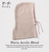 Brook + Bay Knitted Hooded Scarf w/drawstrings - Knit Balaclava Hood Scarf for Women Winter - Stylish Hooded Hat, Neck Warmer Cream...