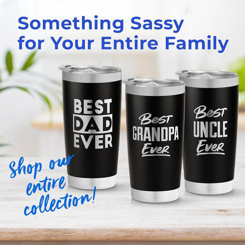 SassyCups Papa Bear Tumbler - Awesome Dad Gifts - Papa Bear Mug - Cool Birthday Gifts...