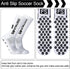 3 Pairs Non Slip Sport Soccer Socks Anti Slip Football Socks Unisex Athletic Sports Socks with Rubber Dots Breathable Basketball Socks for Footbal...