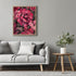 Posterizer 1 pcs-lush big pink flowers-Floral & Botanical Art-Abstract & Modern Art-Decor for Home & Office- UNFRAMED Wall Art...