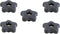 POWERTEC 1/4"-20 5 Star Knobs 5 Pack, Clamping Knobs with Steel Insert for T Track Bolts, Thumb Screw Threaded Knobs for T Track Accessories, Feat...