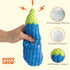 Squeaky Dog Plush Toy, Bite_Stick Collection, 8'', for Small and Medium Dogs (Eggplant)...