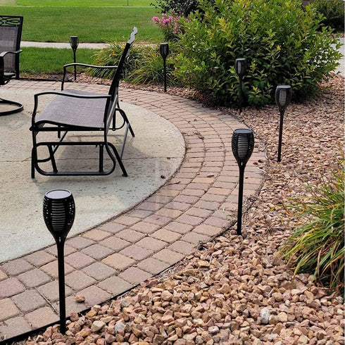 6PCS 8.25 Inch Reinforced Ground Spikes, Solar Lights Spikes ABS Plastic Lights Replacement Stakes, Ideal for Solar Pathway Lights Garden Lights T...