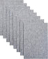Jtnohx Stiff Felt, 2mm Thick Felt Sheets for Crafts, 8"x12" Hard Felt Fabric Squares for DIY Projects (Grey Color)...