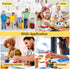 25 Pcs Magnetic Painting Canvas Panel Magnetic Mini Canvas Boards Magnetic Canvases for Painting Magnetic Mini Tile Art for Fridge Locker Art Pain...