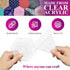 Quilting Acrylic Template Set | Precision Tools for Quilting Enthusiasts | Hexagon & Triangle Design | Includes Sizes 4", 3", 2", 1" | 1/8 Clear A...