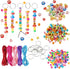 Beadthove DIY Letter Bead Keychain Making Kit Adjustable Acrylic Cube Letter Beads Strings Large Hole Pony Beads Key Ring Bracelet Jewelry Making ...
