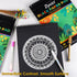 Dyvicl Black Paper Pad 5.5"x8.5" Sketch Book, 35 Sheets (90 lb/150gsm), Spiral Black Sketchbook Drawing Paper for Pencil, Pastel, White Ink Gel Pe...