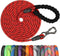 NTR 8FT Heavy Duty Dog Leash, Green Rope Dog Leash with Swivel Lockable Hook and Comfortable Padded Handle, Cat Puppy Leash Lead for Small Medium ...