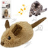 Gigwi Interactive Cat Toy Mouse, Moving Automatic Cat Toys Mice Electronic with Furry Tail, Automatic Squeaky Cat Toys for Kitten Indoor/Outdoor E...
