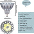 ALIDE MR16 Led Bulbs GU5.3 7W 6000K Daylight Cool Bright White,50W-75W Halogen Equivalent,12V MR16 Bulb Spotlight for Kitchen Home Track Ceil Rece...