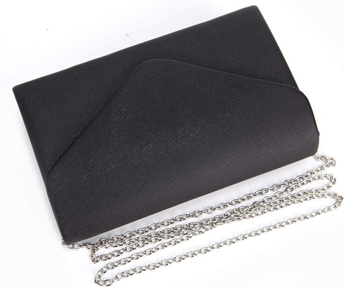 Nodykka Purses and Handbags Envelope Evening Clutch Crossbody Bags Faux Learther Classic Wedding Party Bag for Women...