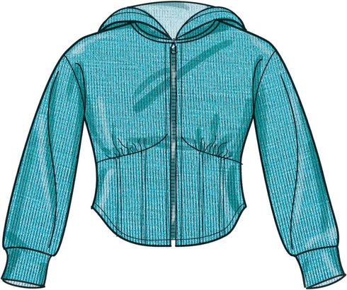 Simplicity Misses' Corset Style Hooded Jacket and Knit Leggings Sewing Pattern Packet, Design Code S9895, Sizes 10-12-14-16-18...