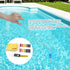 2 Set Pool Skimmer Basket Handle, 16" Stainless Steel Swimming Pool Skimmer Lid Lifting Hook with Pool Test Strip Holder Universal Skimmer Lid Lif...