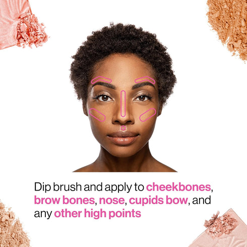 wet n wild MegaGlo Highlighting Powder, Highlighter Makeup, Shimmer Glow, Pink Rose Gold Blossom Glow...