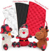 Rypet 3 Pack Dog Christmas Toys Pet Stuffed Plush Toys Interactive Durable Dogs Chew Toys for Medium Small Dogs...