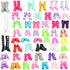 BARWA 10 Sets Doll Clothes Including 5 Bikini Swimsuits 5 Outfit Tops and Pants with 10 Shoes for 11.5 inch Dolls...