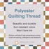Missouri Star Polyester Thread Assortment - All Purpose Poly Thread for Sewing Supplies, Quilting, Embroidery - Multi Thread 40wt Pack, 1100 yds p...