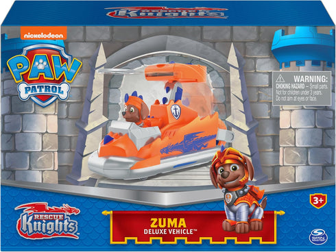 Paw Patrol, Rescue Knights Zuma Transforming Toy Car with Collectible Action Figure, Kids Toys for Ages 3 and up...