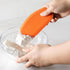 2PCS Bowl Scraper, Kaloo Silicone Food Scraper for Bread, Bench, Dough, Sourdough, Baking Dishwasher Safe (6.9"*3.14", Grey+Orange)...
