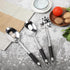 3-Piece,Stainless Steel Serving spoons set with Slotted Spoon, Serving Spoon and Spaghetti Spoon, kitchen cooking serving utensils set cooking spo...