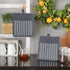 Professional and Commercial Grade, Chef Stripe Kitchen, Potholders, Gray...