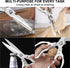 CGBE Kitchen Scissors, Multi-Purpose Kitchen Shears, Heavy Duty Dishwasher Safe Food Scissors for Chicken, Poultry, Fish, Meat & Herbs with Non-Sl...