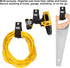 5 Pack Heavy Duty Large 13-inch Extension Cord Storage Organize Cables, Hoses, Power Cords, and Ropes with Extendable Cable Ties Strap Loop Hanger...