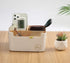 Desk Organizer, Pen & Pencil Holder - Desktop Caddy with 5 Compartments - Multi-Functional Table Storage Box for Home and Office with Adjustable W...