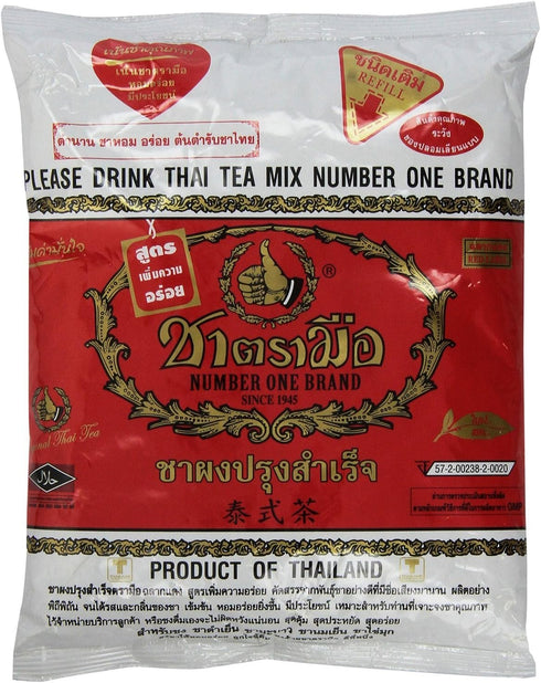 Original Thai Iced Tea Mix (400g) - Stainless Steel Filter - Traditional Thai Style...