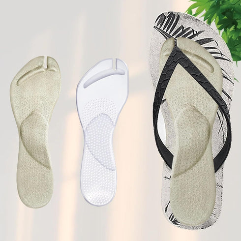2 Pairs Arch Support Cushion Insoles Gel Adhesive Arch Support Anti-Slip Flip Flop Thong Inserts Self Adhesive Gel Arch Support Cushion Insoles Pl...